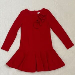 Abel & Lula Red Long Sleeve Dress Size 6